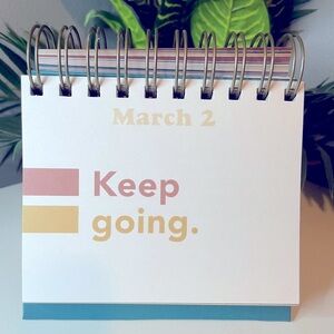 Inspirational Day Desktop Flip Calendar-for any year! Religious, Christian Theme